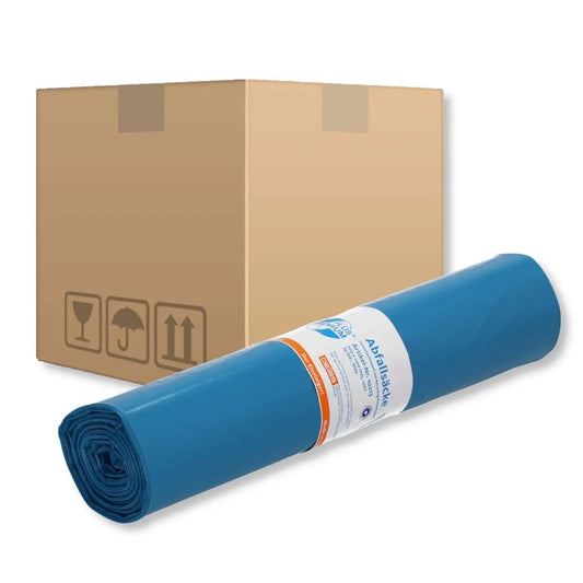 Abfallsäcke blau 120 Liter mit Karton