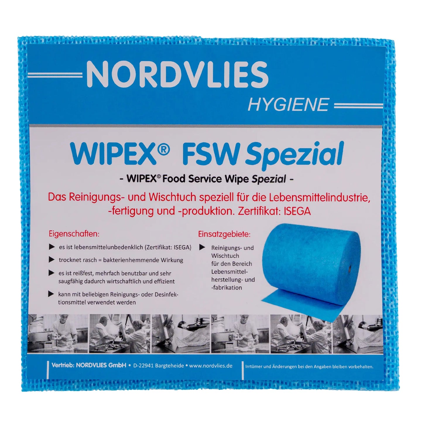 WIPEX FSW Spezial Wischtücher blau