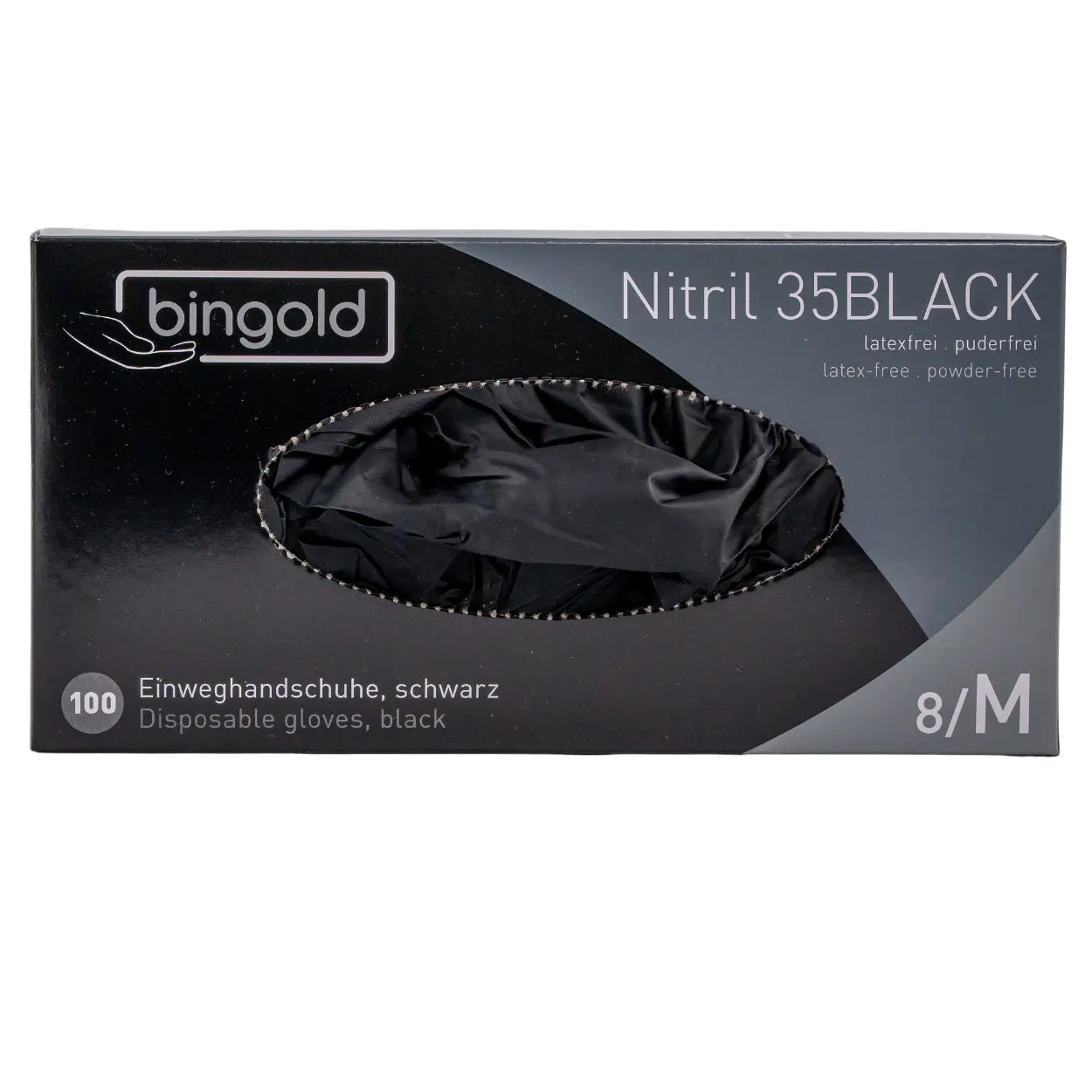 Einweghandschuhe schwarz Größe M