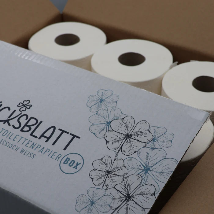 Glückblatt Toilettenpapier im Karton