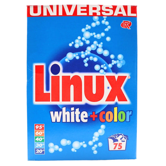 Linux White + Color Universalwaschmittel in der 4,875 kg Tragepackung