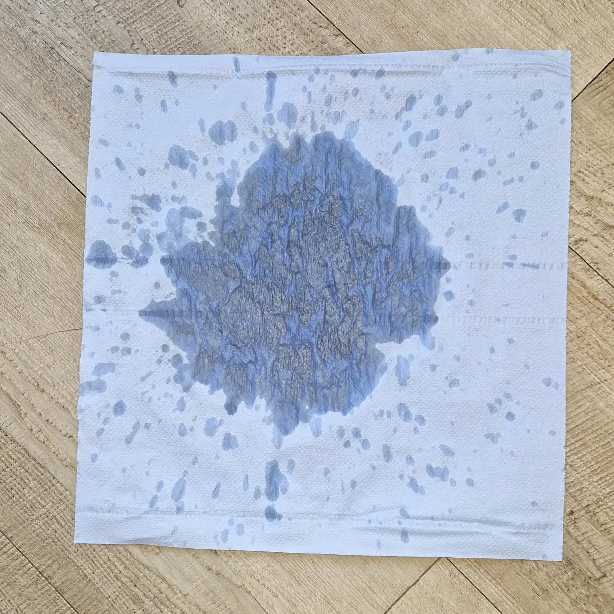 Putztuchrolle blau Anwendungsbild