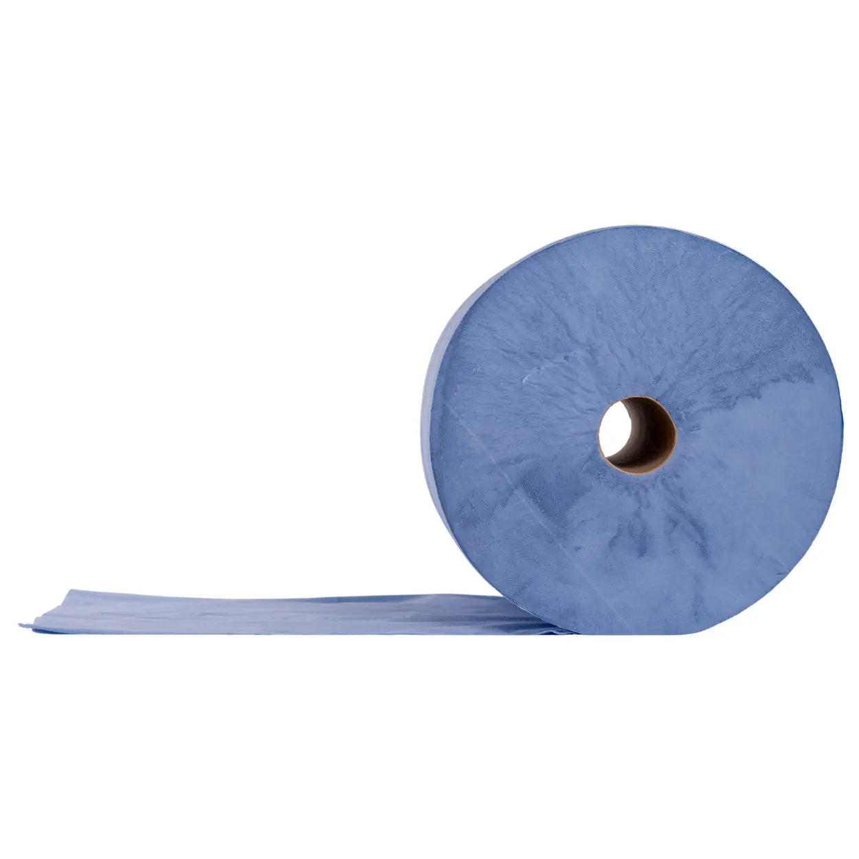 Putztuchrolle blau seitlich