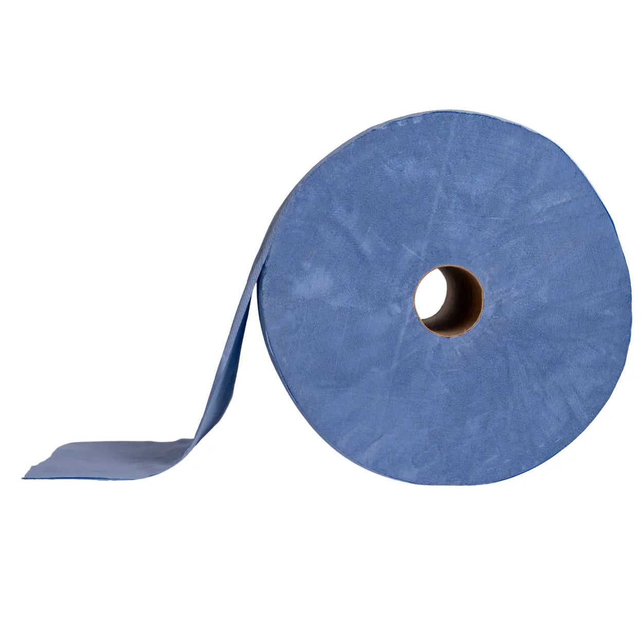 Putztuchrolle blau seitlich