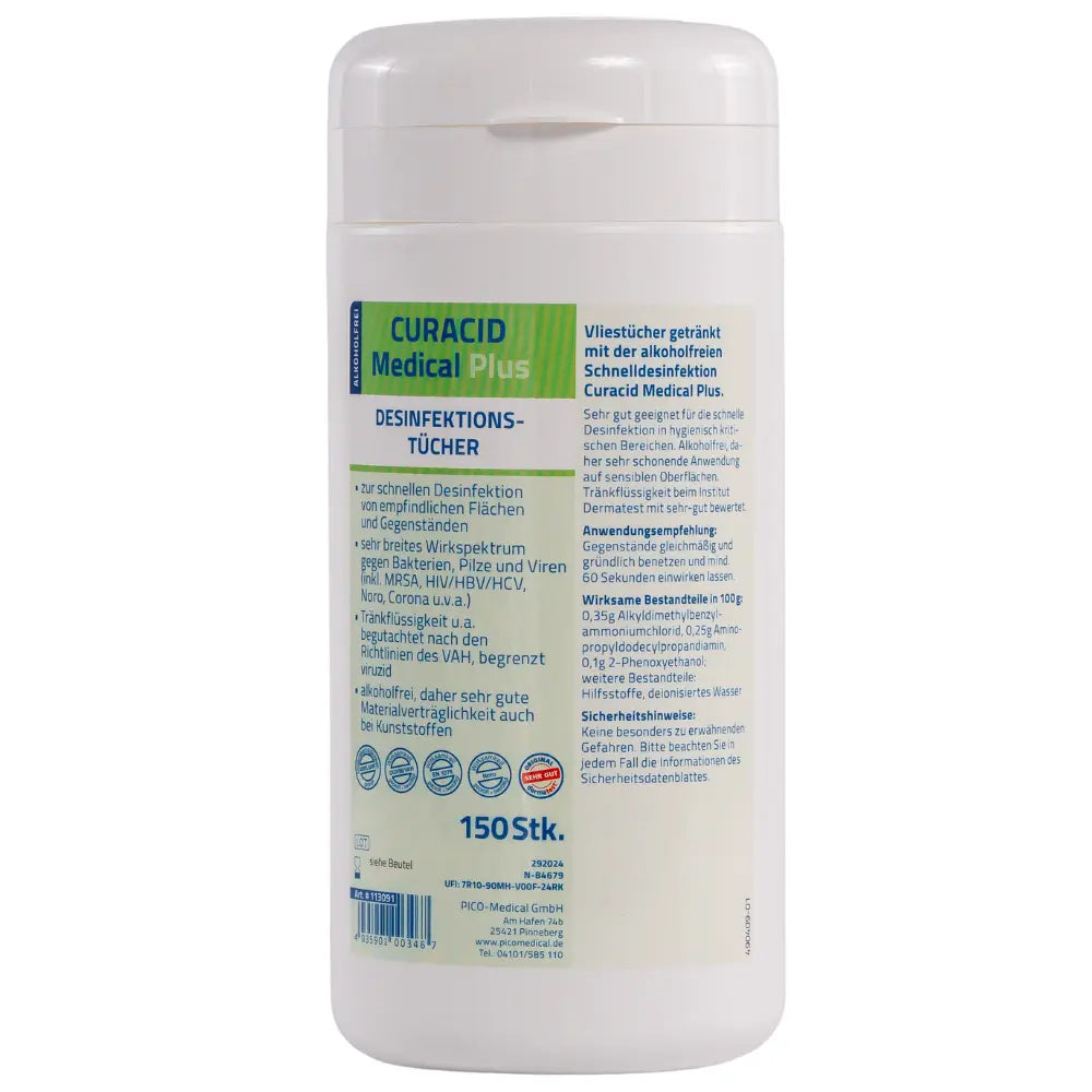 Curacid Medical PLUS Desinfektionstücher in der Dose