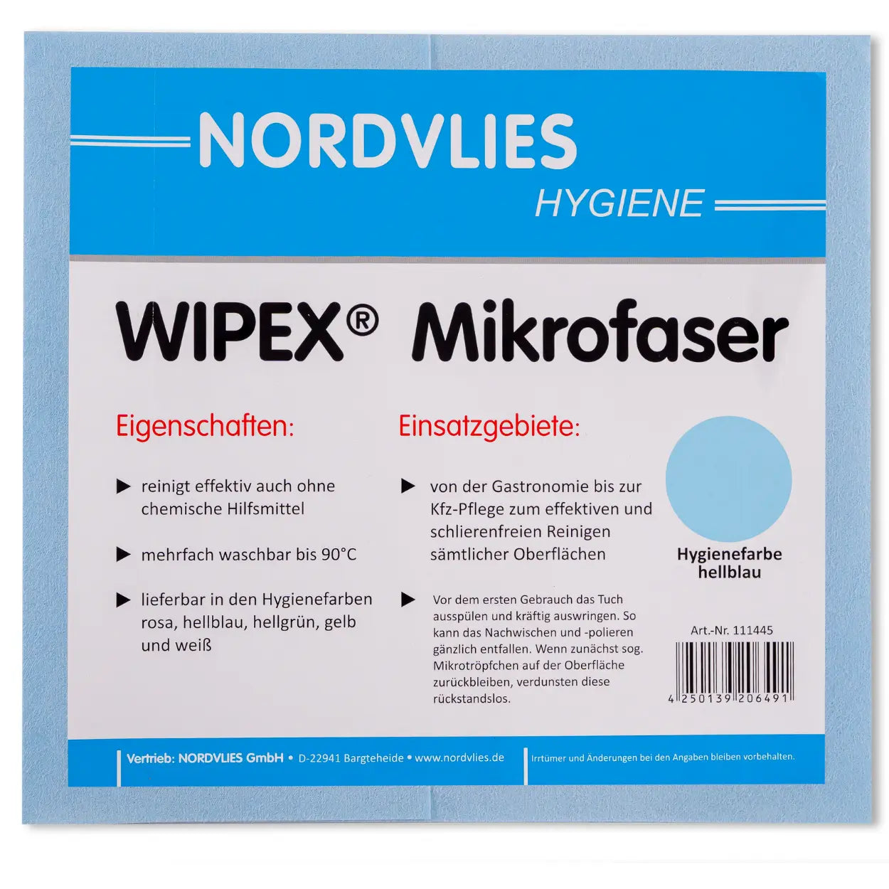 Mikrofasertuch blau