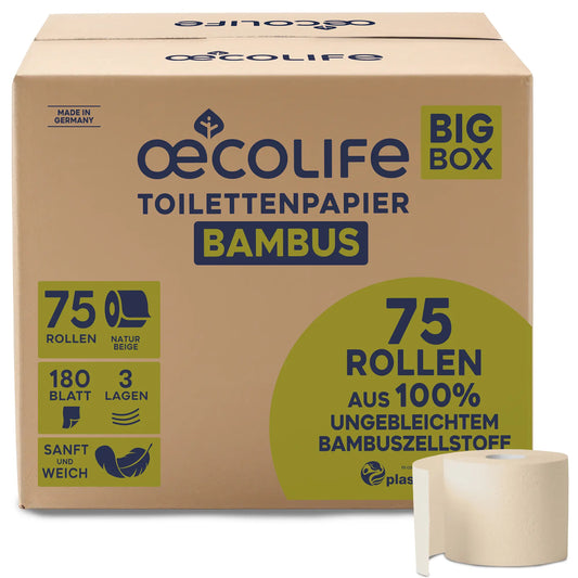 oecolife Toilettenpapier Bambus