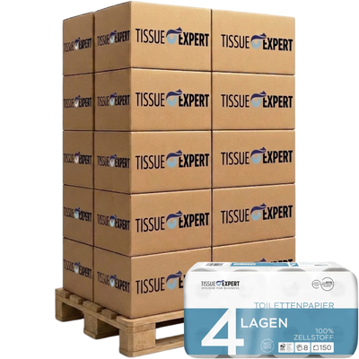 Palette Tissue Expert Toilettenpapier 4-lagig