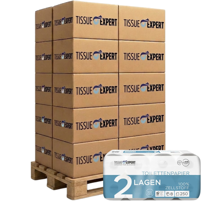 Palette Tissue Expert Toilettenpapier 2-lagig