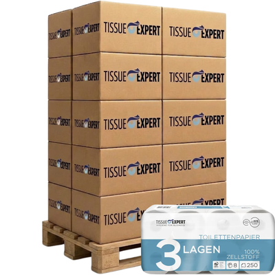 Palette Tissue Expert Toilettenpapier 3-lagig