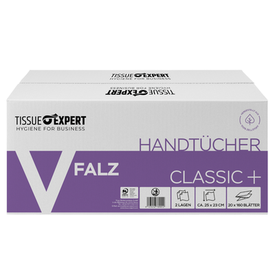 Tissue Expert Handtücher 2-lagig V-Falz