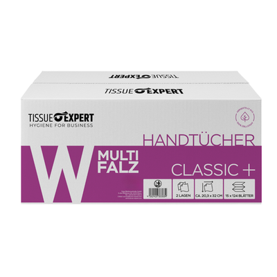 Tissue Expert Handtücher 2-lagig W-Falz