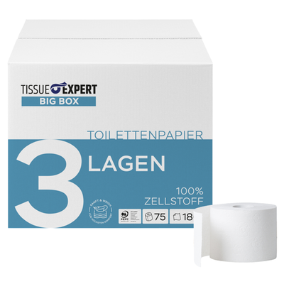 Tissue Expert Toilettenpapier Big Box 3-lagig