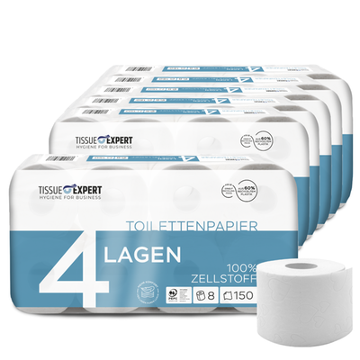 Tissue Expert Toilettenpapier 4-lagig