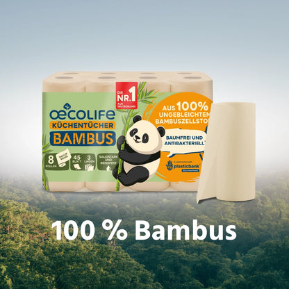 oecolife Küchentücher Bambus Palette