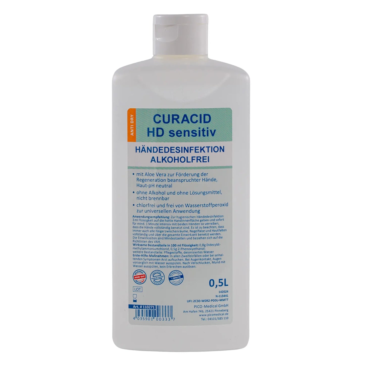 Curacid HD Sensitiv 0,5 Liter