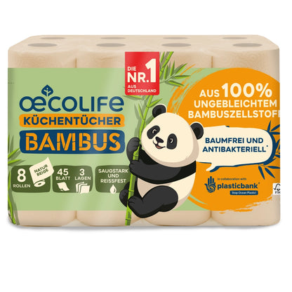 oecolife Küchentücher Bambus Palette
