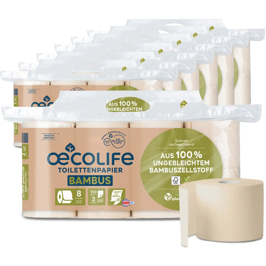 oecolife Toilettenpapier Bambus