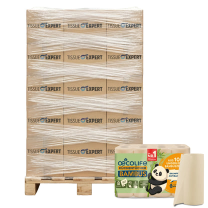 oecolife Küchentücher Bambus Palette