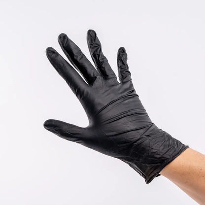 Einweghandschuhe Größe L, schwarz