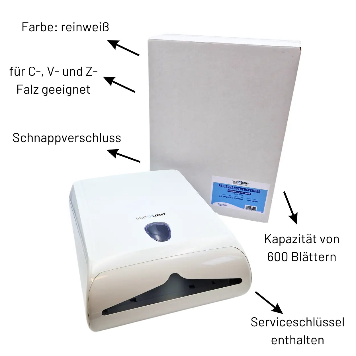 Papierhandtuch Spender Groß