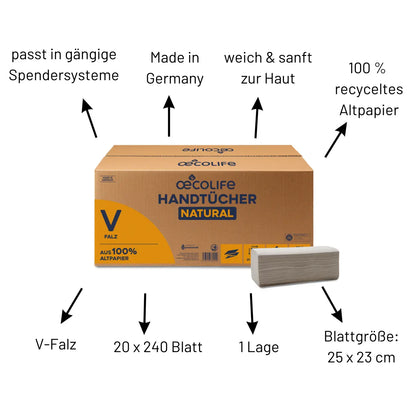 oecolife Handtücher Natural