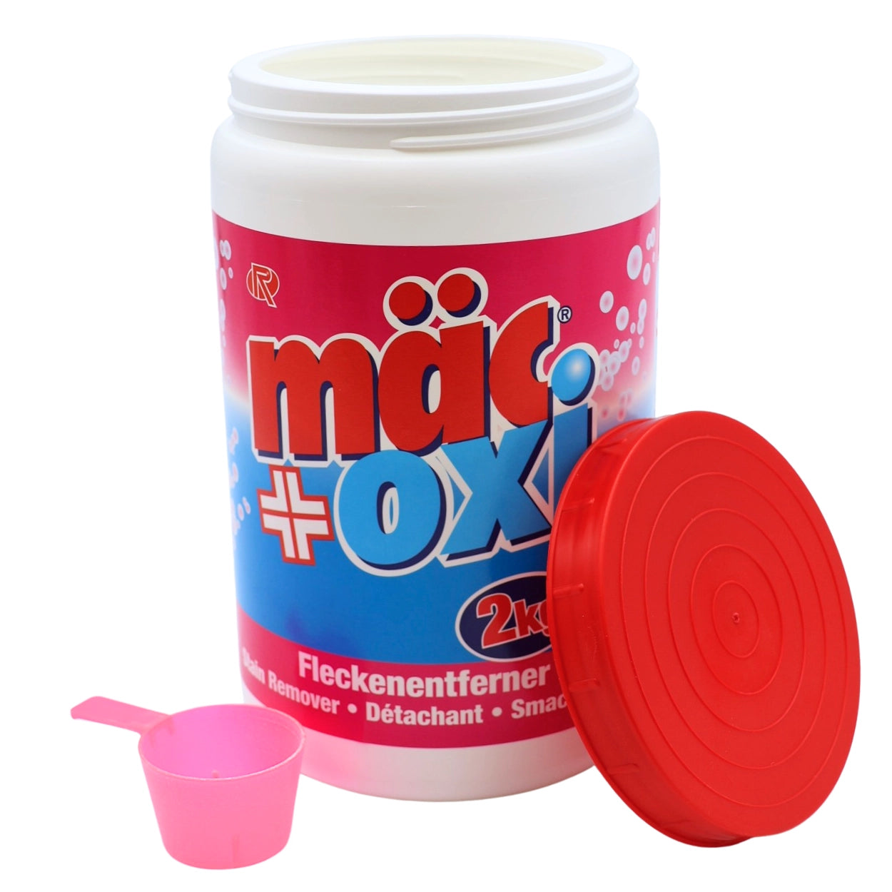 Mäc Oxi Fleckenentferner & Waschkraftverstärker in der 2 kg Dose