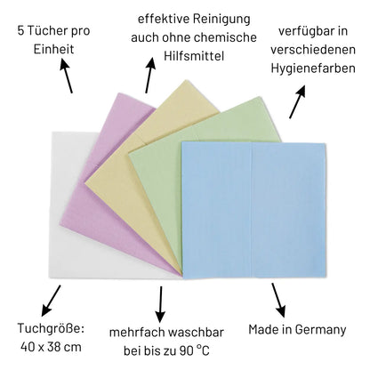 Mikrofasertuch aus Vlies 5 Tücher