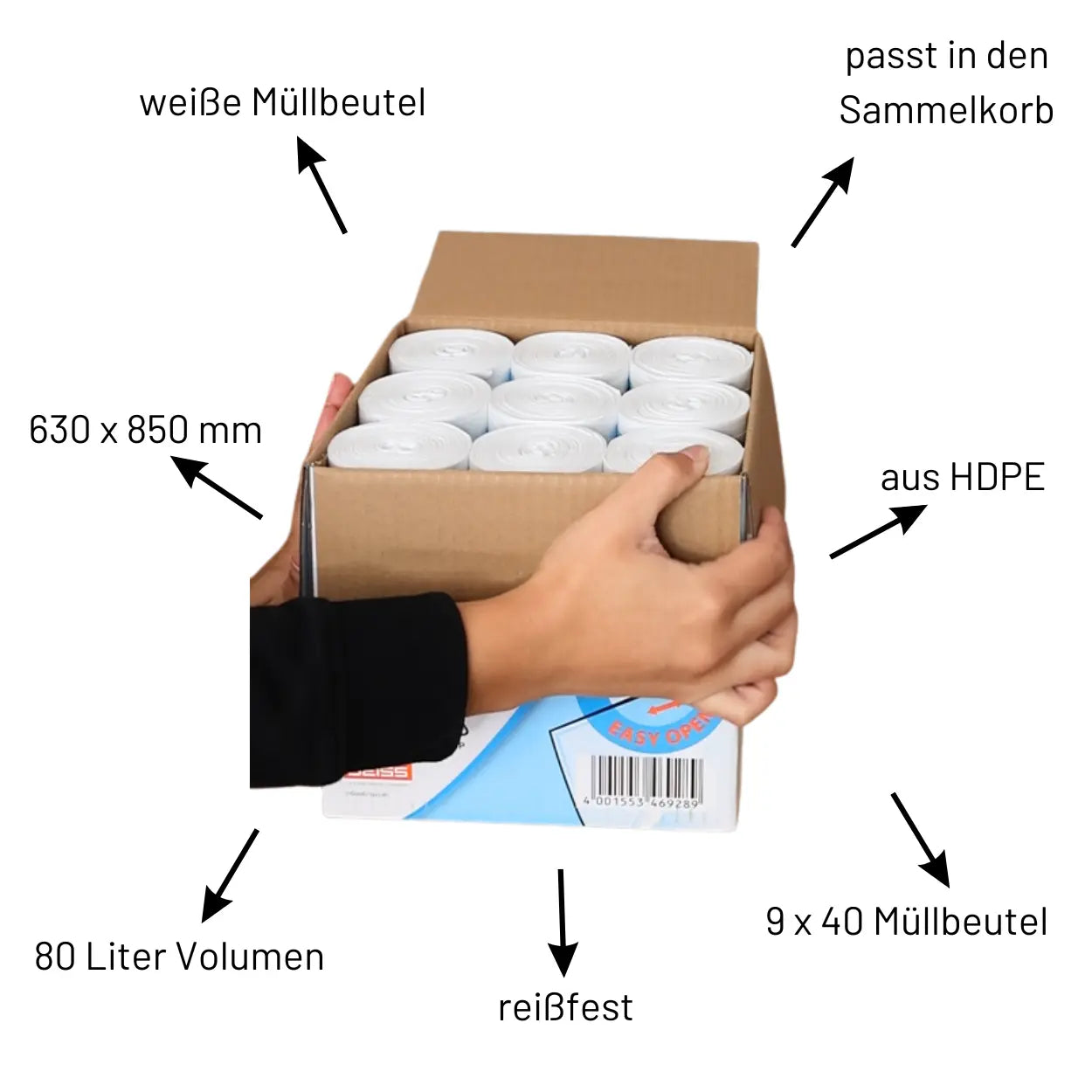 Muellbeutel 80 Liter USPs