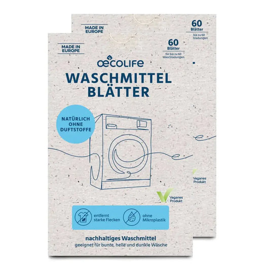 Waschmittel Blätter ohne Duft