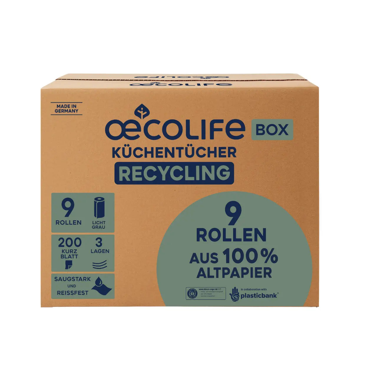 oecolife Küchentücher Box