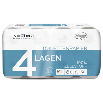 Tissue Expert Toilettenpapier Zellstoff 4 Lagen