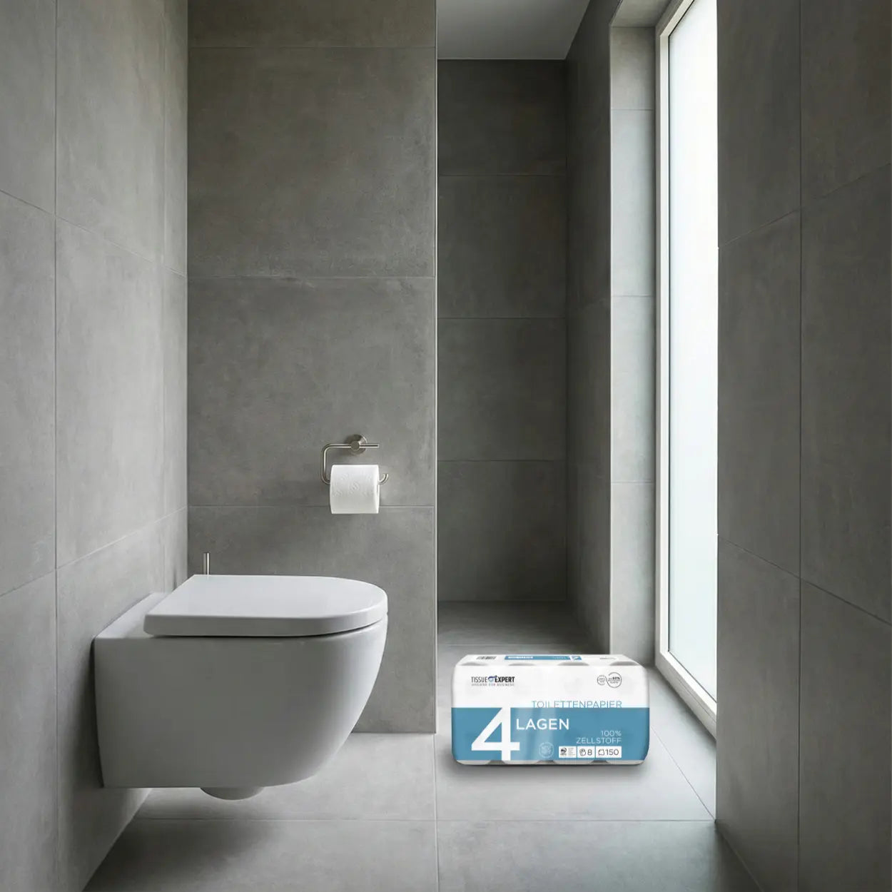 Tissue Expert Toilettenpapier Zellstoff 4 Lagen