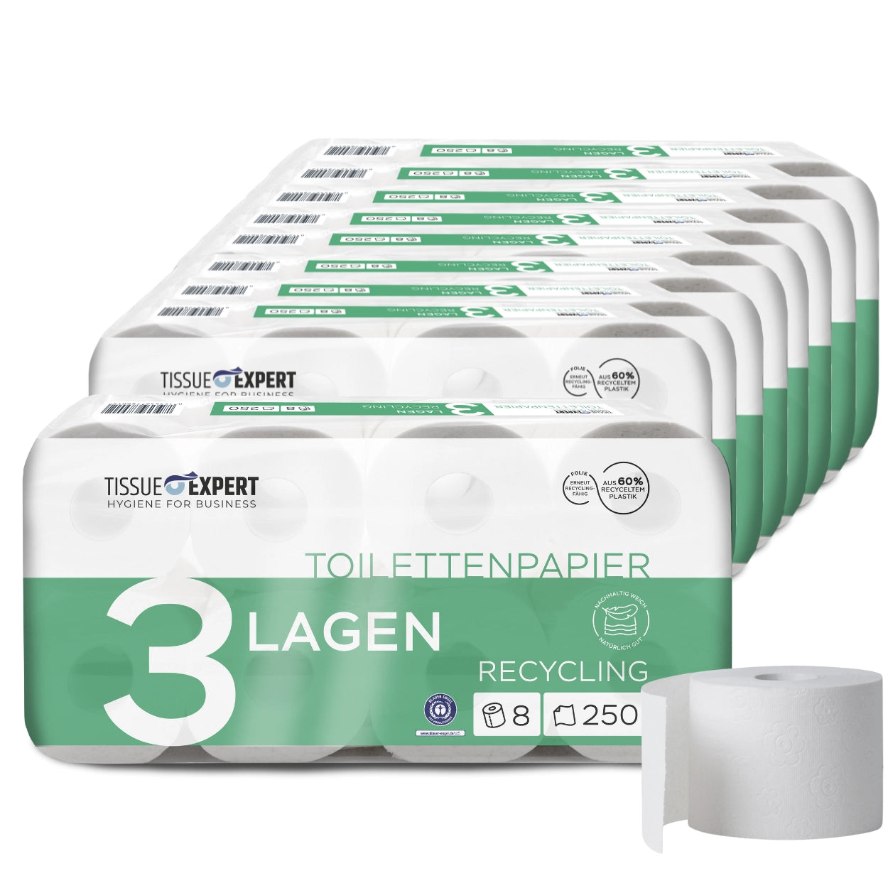 Tissue Expert Toilettenpapier Recycling 3Lagen