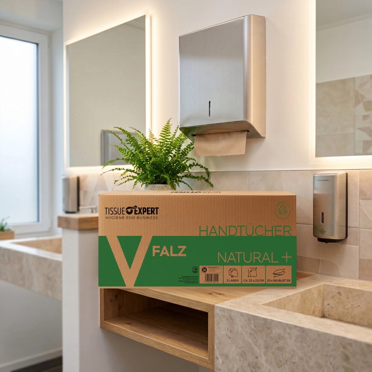 Tissue Expert Handtücher Recycling 2-lagig V-Falz