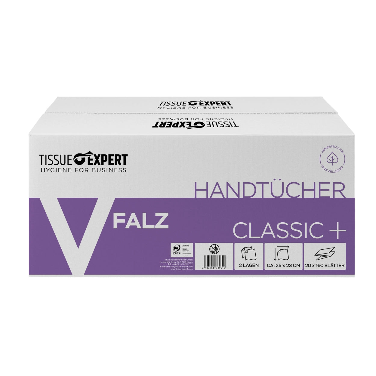 Tissue Expert Handtücher 2-lagig V-Falz