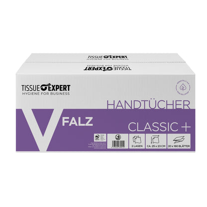 Tissue Expert Handtücher 2-lagig V-Falz