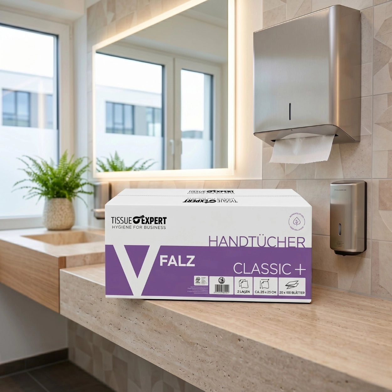 Tissue Expert Handtücher 2-lagig V-Falz