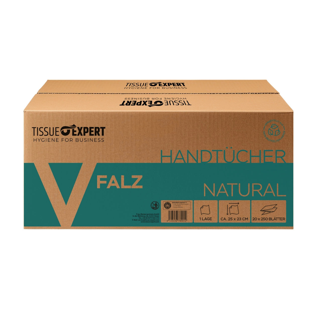 Tissue Expert Handtücher Recycling 1-lagig V-Falz