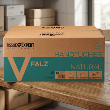 Tissue Expert Handtücher Recycling 1-lagig V-Falz