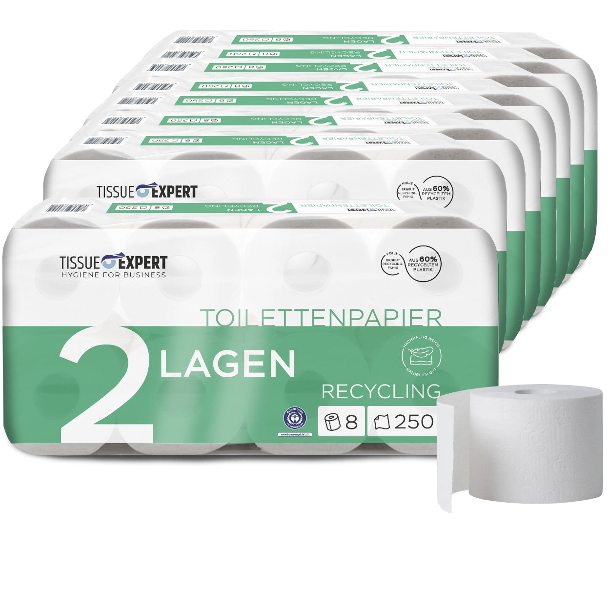 Tissue Expert Toilettenpapier Recycling 2-lagig