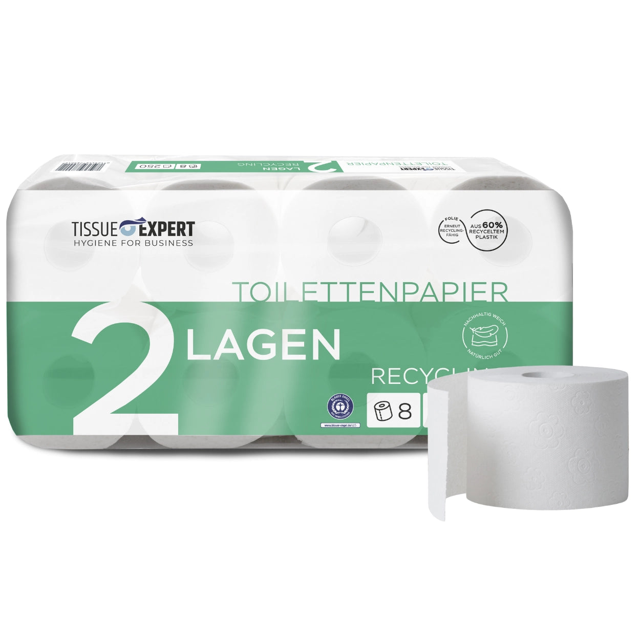 Tissue Expert Toilettenpapier Recycling 2-lagig