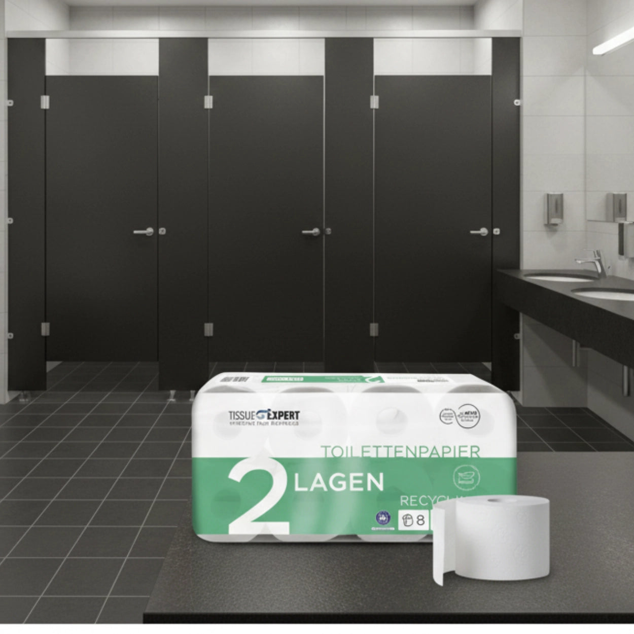 Tissue Expert Toilettenpapier Recycling 2-lagig