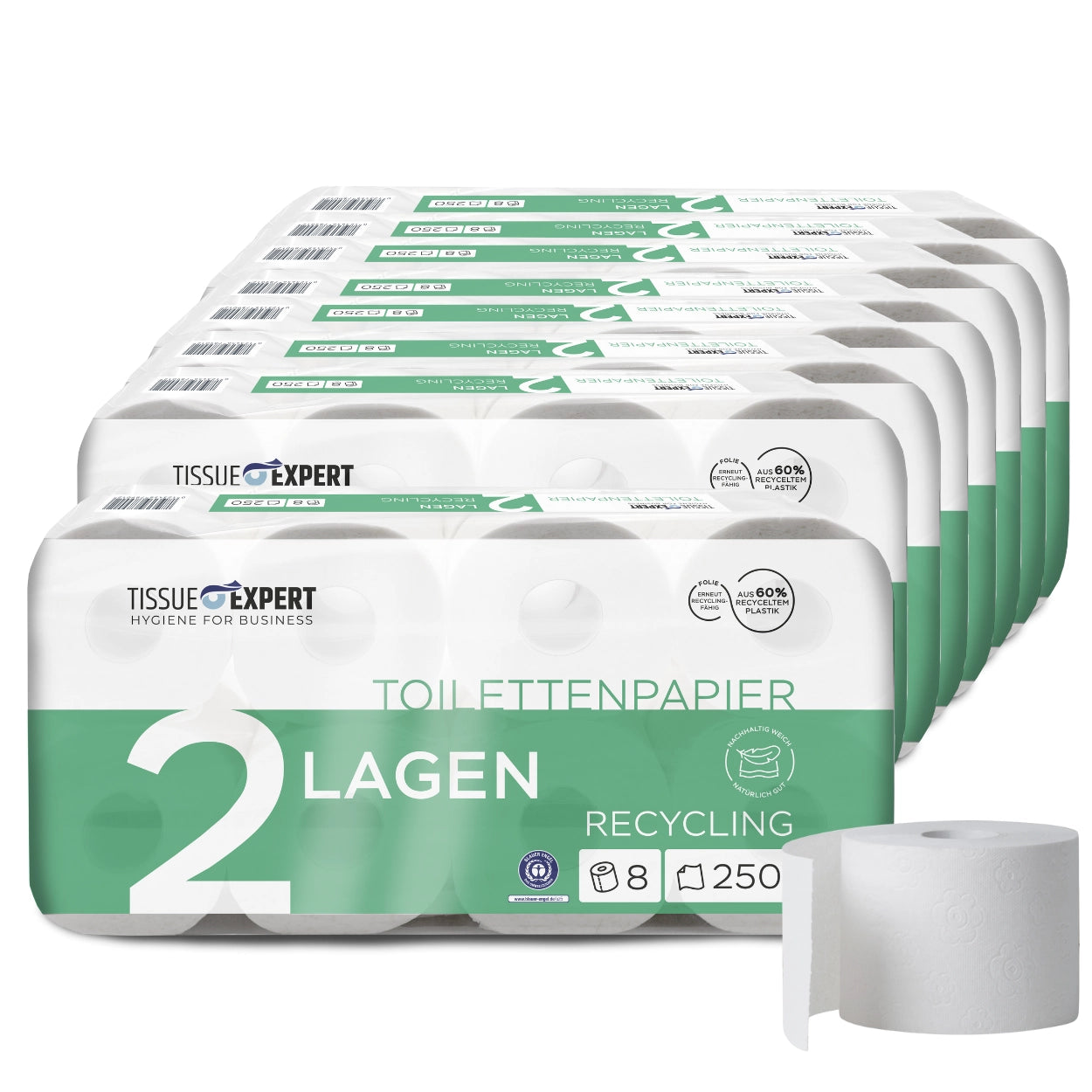Tissue Expert Toilettenpapier Recycling 2 Lagen