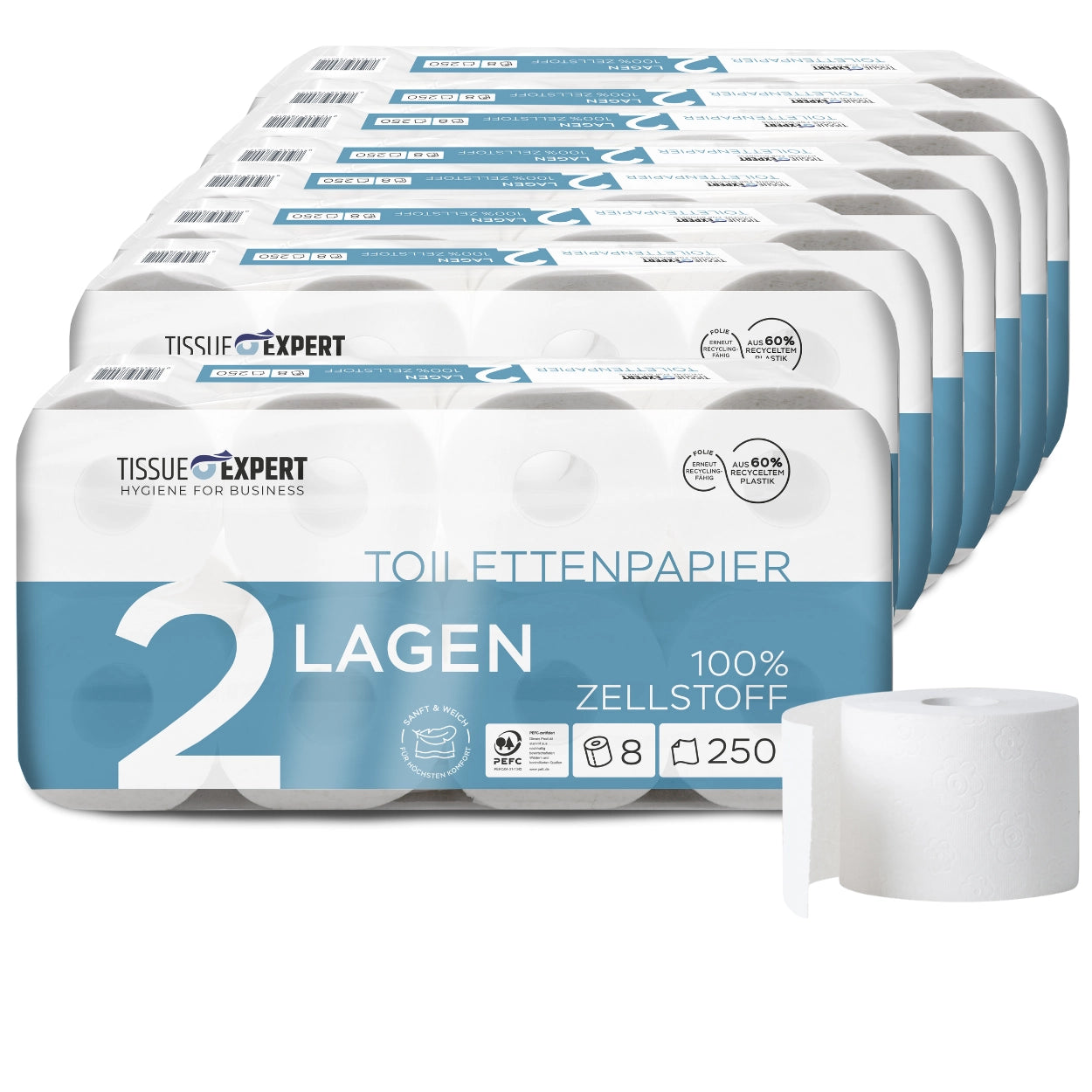 Tissue Expert Toilettenpapier 2-lagig