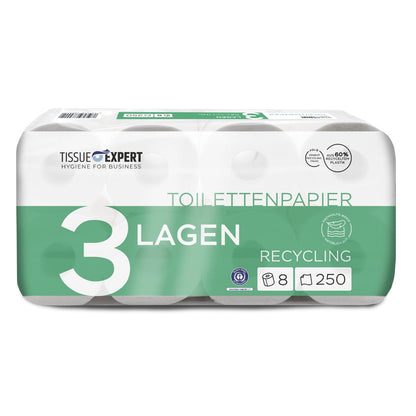Tissue Expert Toilettenpapier Recycling 3-lagig