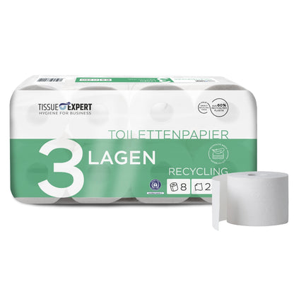 Tissue Expert Toilettenpapier Recycling 3-lagig