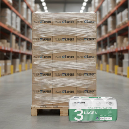 Tissue Expert Toilettenpapier Recycling 3-lagig