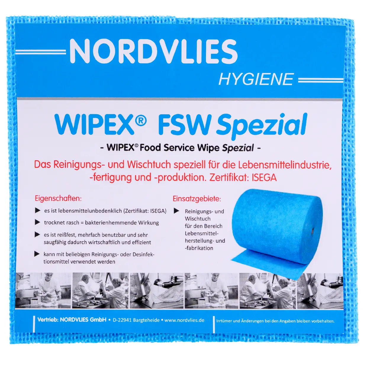 WIPEX FSW Spezial Wischtücher blau