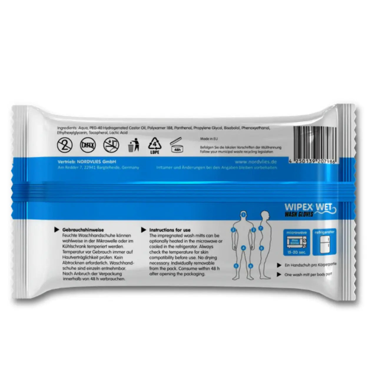 WIPEX Wet Wash Gloves